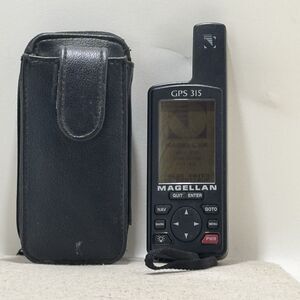Magellan GPS 315 Handheld Navigator w/Case Bundle